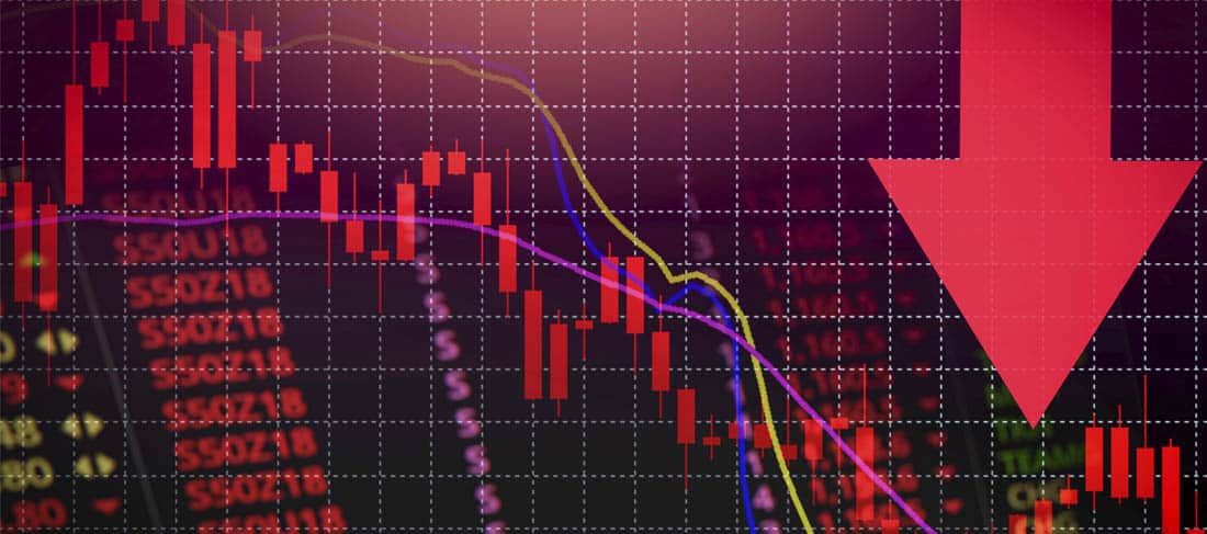 Fuertes retrocesos en los mercados bursátiles