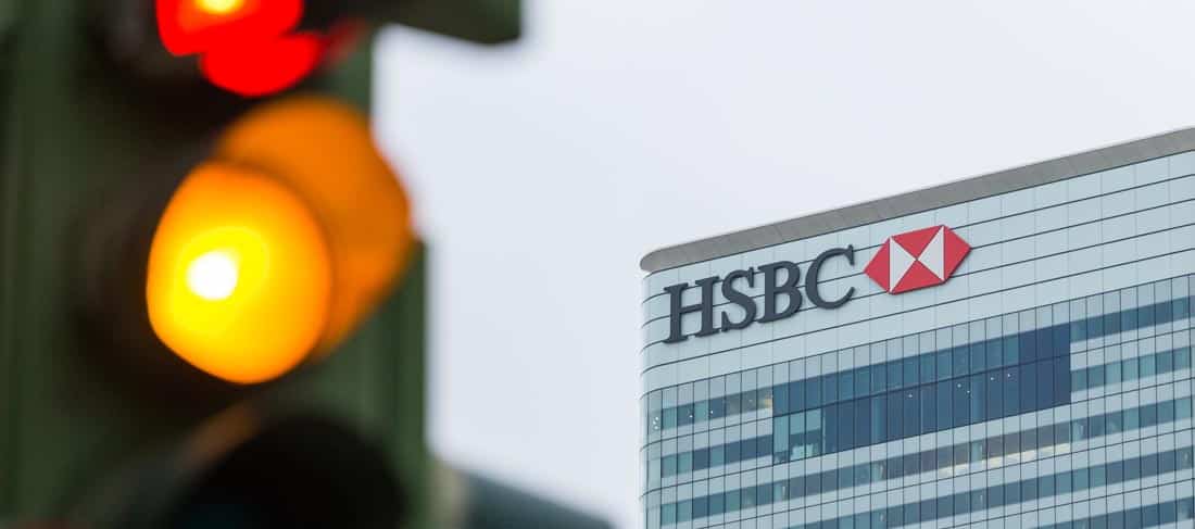 Caída en los resultados del grande HSBC