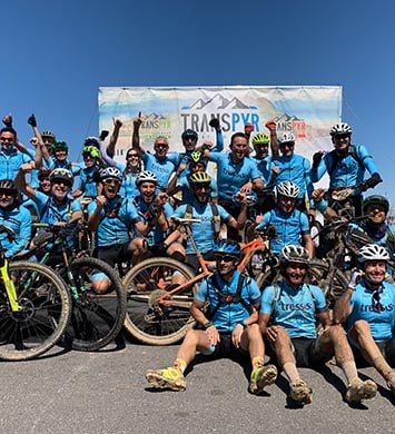 Del 9 al 15 de junio de 2019 nos lanzamos a superar el reto de la Transpyr junto a cinco deportistas de la Fundación A LA PAR: atravesar los Pirineos de costa a costa en MTB