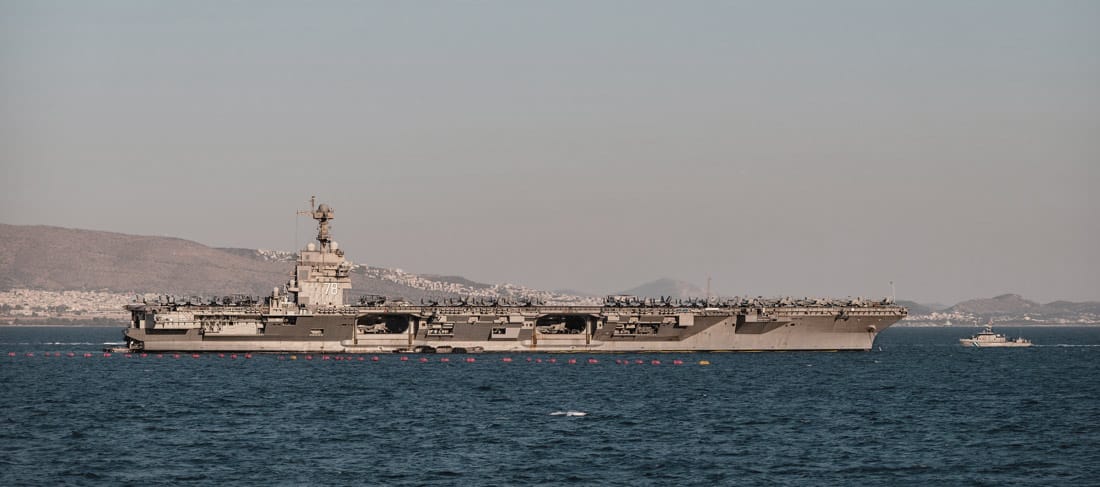 el portaaviones de los EE.UU. Gerald R.Ford