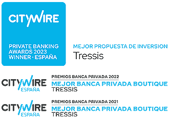 Mejor propuesta de inversión 2023 y mejor banca privada boutique de España en 2021 y 2022. Premios de Banca Privada otorgados por Citywire.