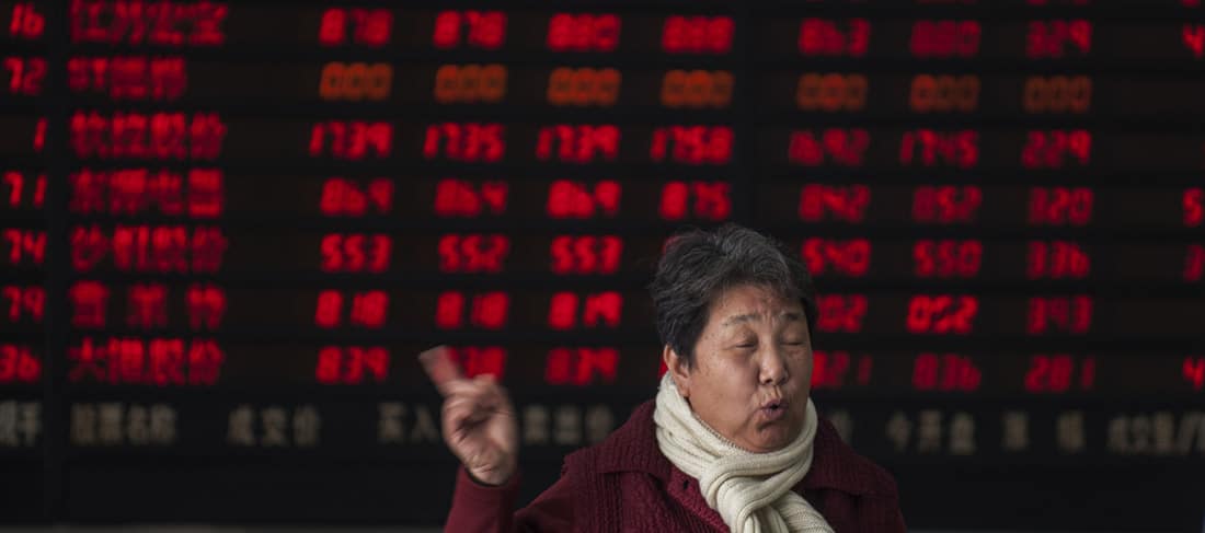Colapso de la bolsa en China