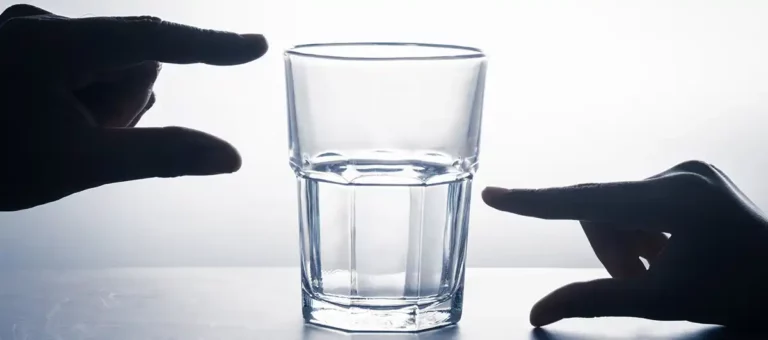 El vaso medio lleno